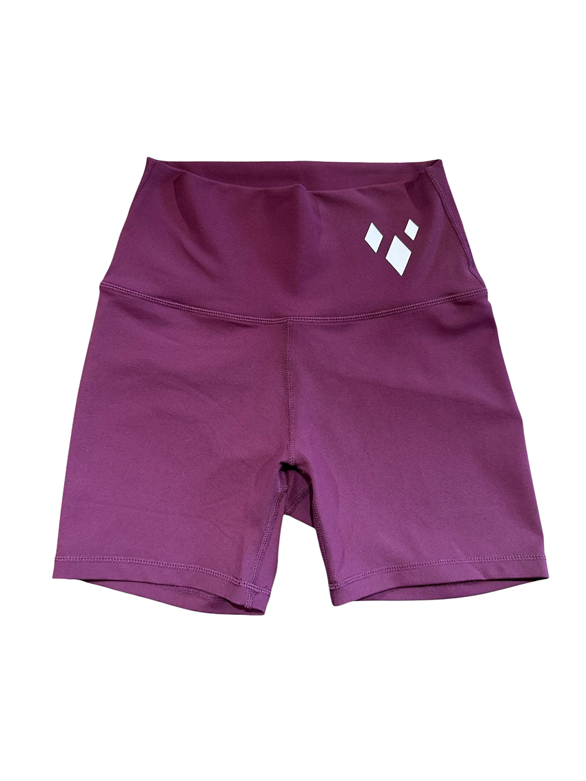 Maroon Yoga Shorts