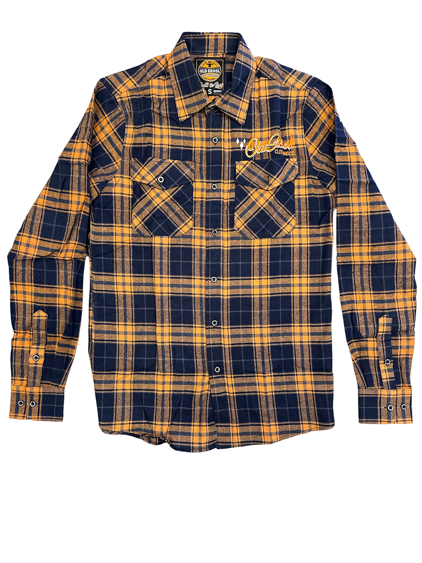 Gold Script Flannel