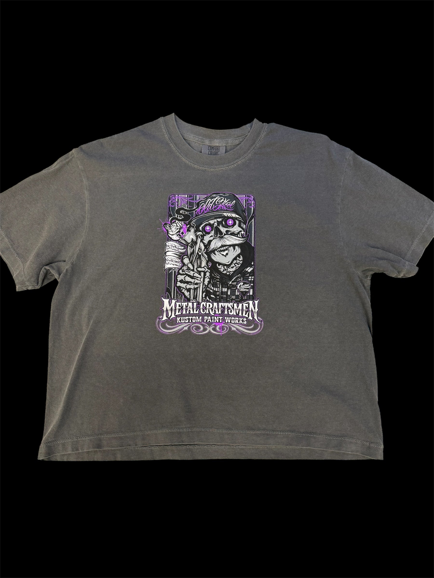 Metalcraftsmen Skull Purple Crop