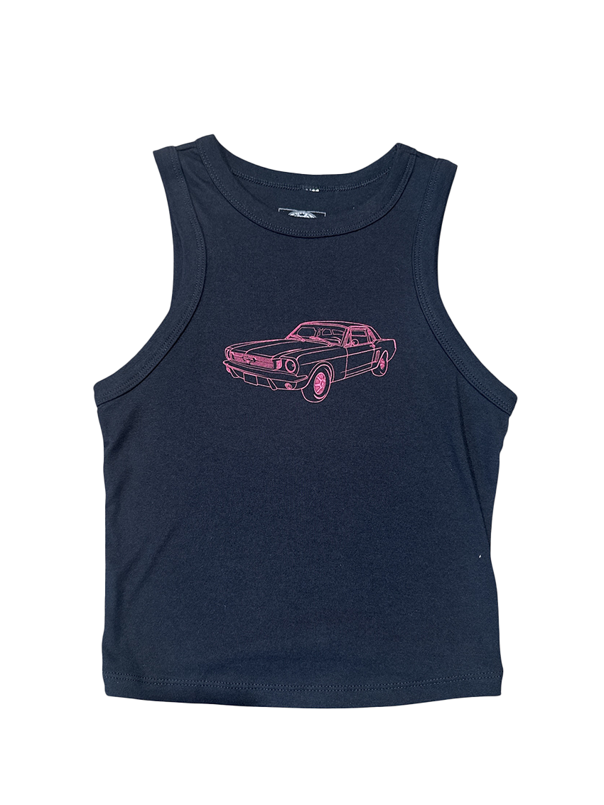 Pink Mustang Rib Tank