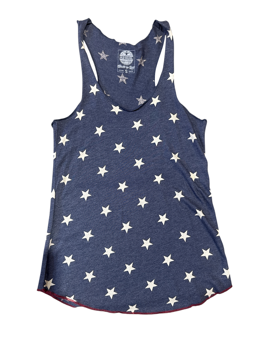 Navy Blue Star Tank