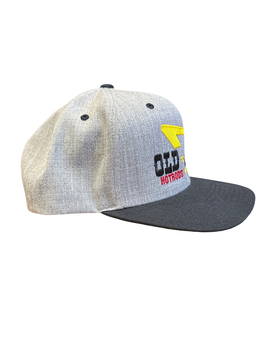 Grey Black IN N' OUT Embroidered Hat