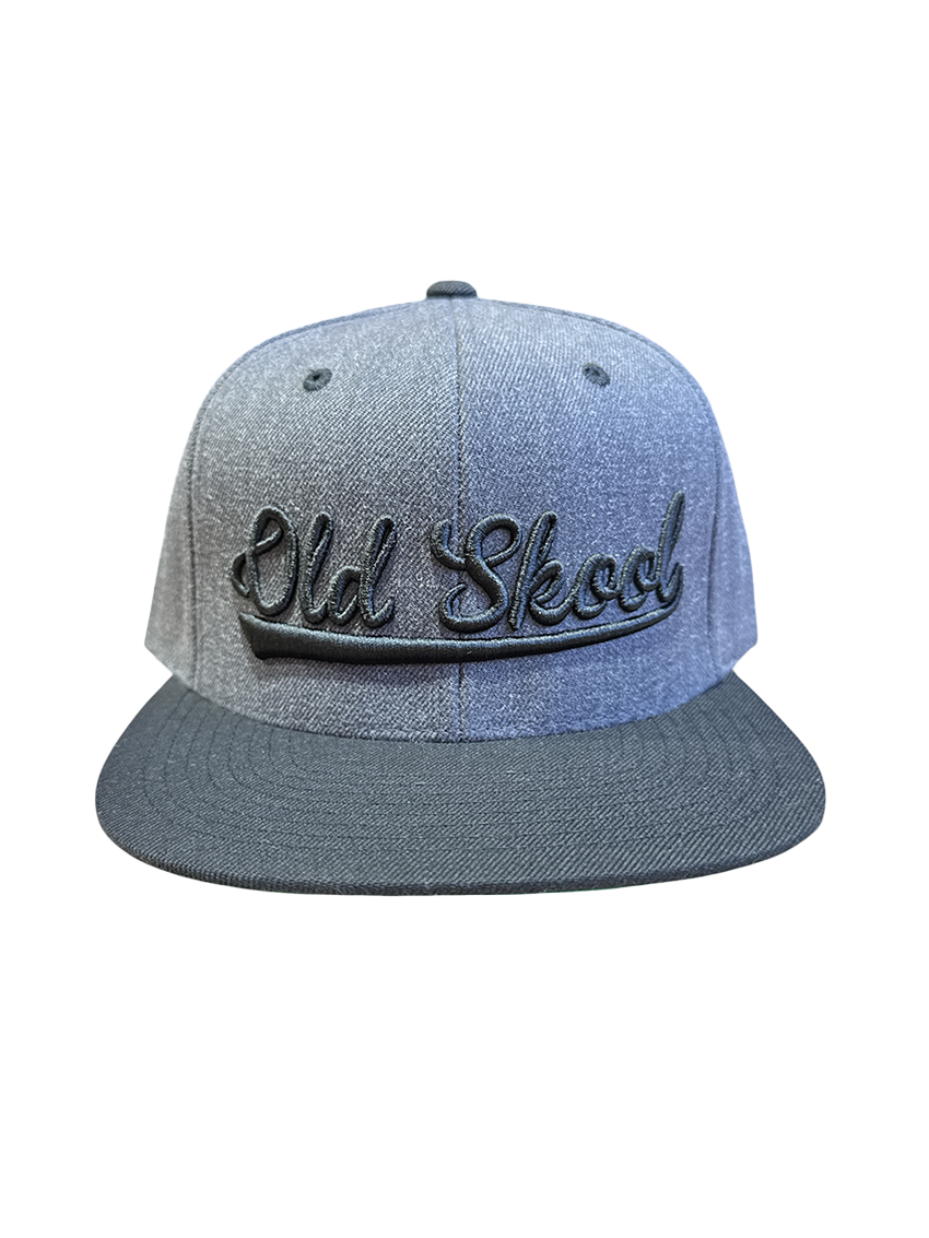 Dark Grey Vintage Script Hat