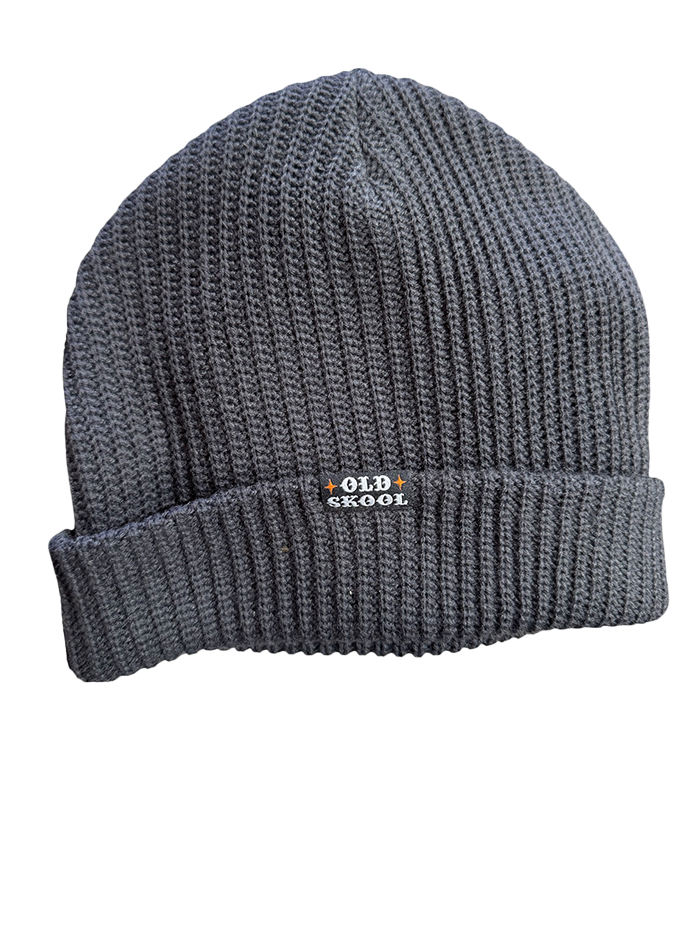 Dark Grey Old Skool Beenie