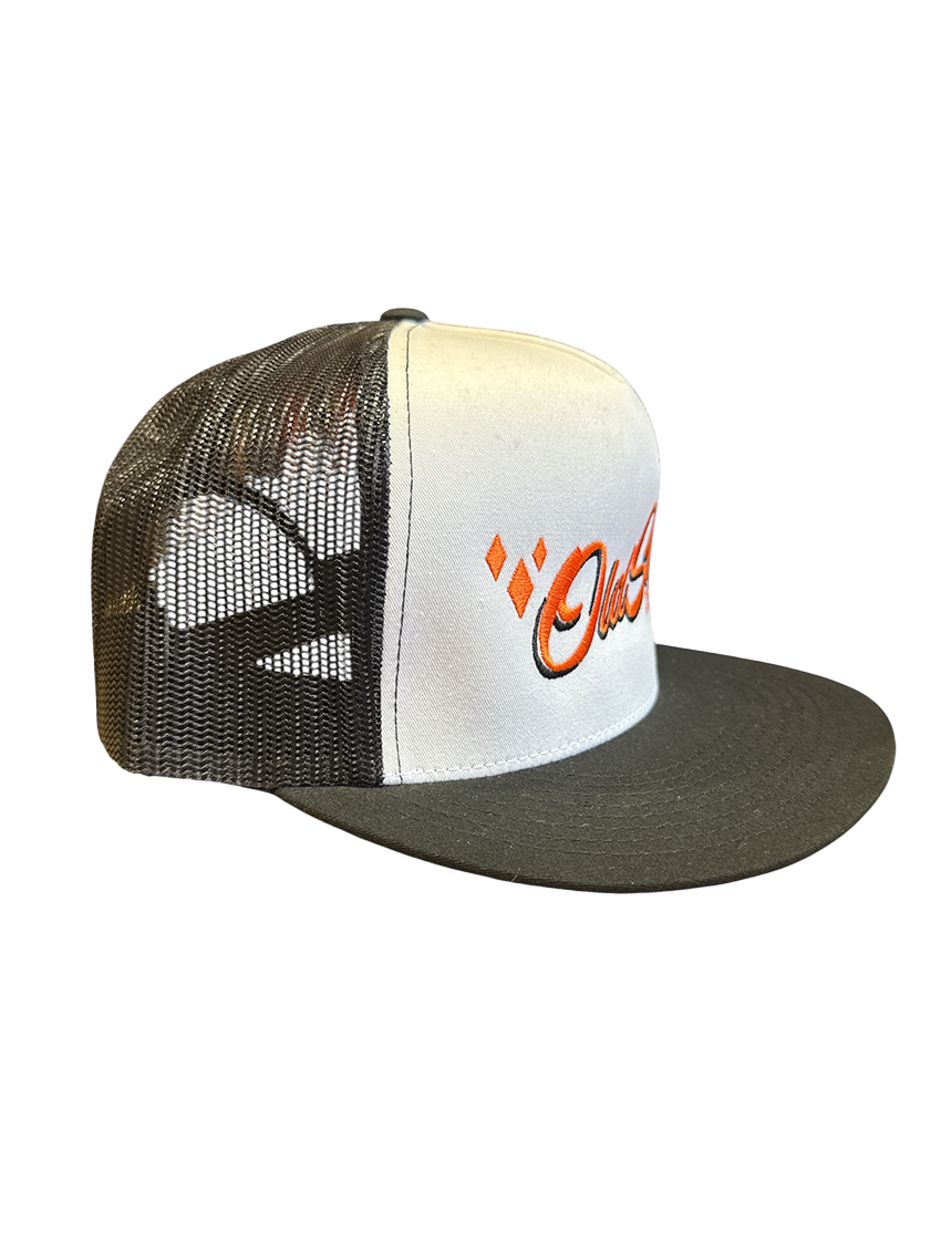 Black White Original Script Hat