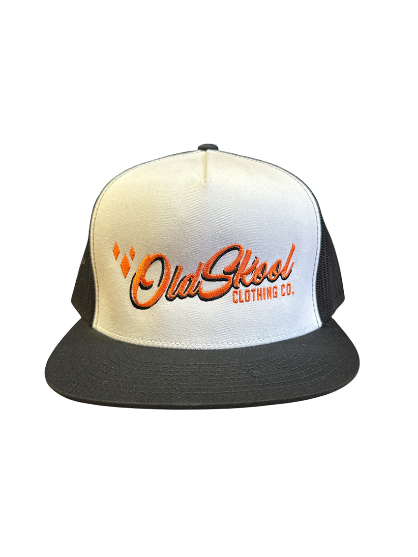 Black White Original Script Hat