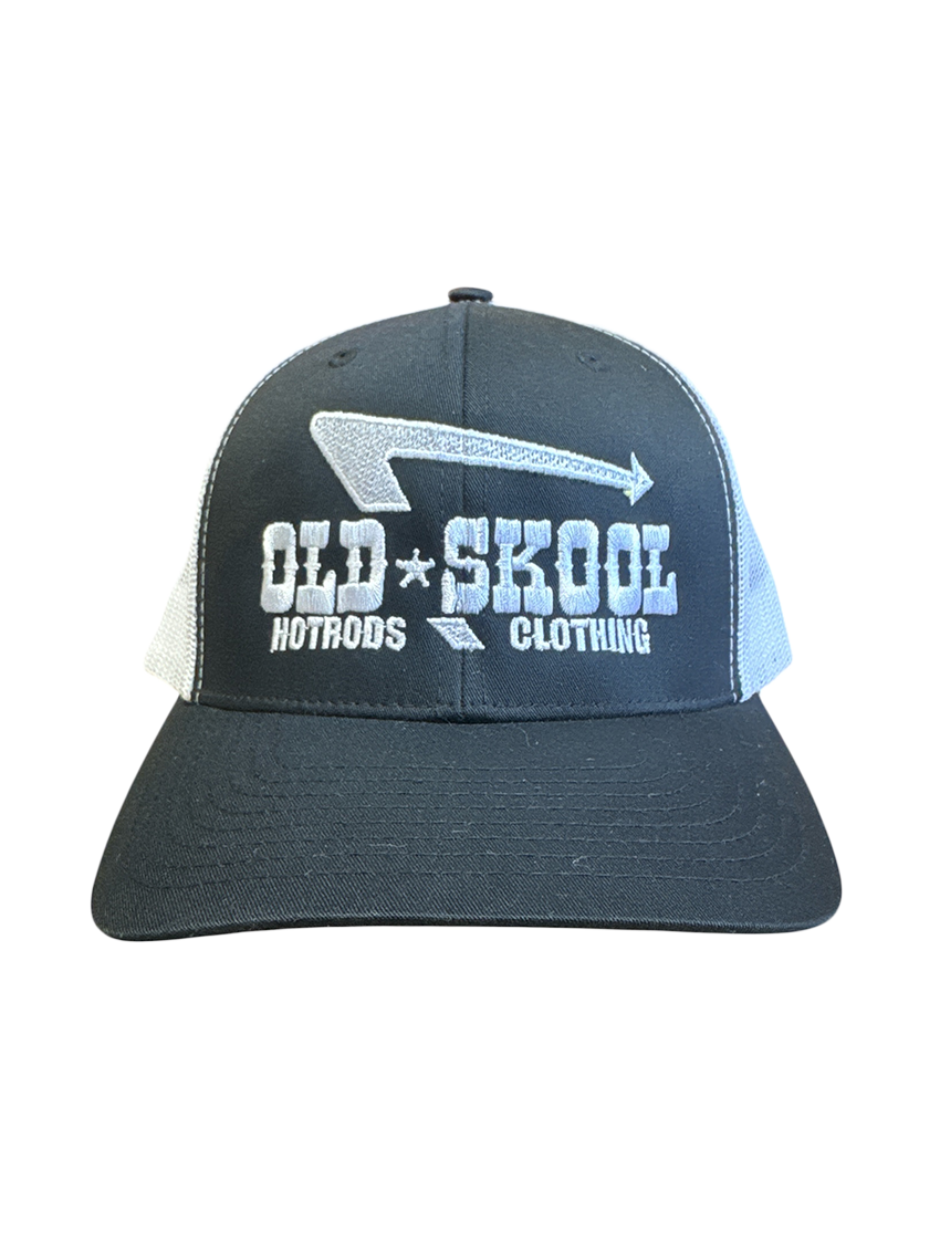 White Arrow IN N' OUT Embroidered Curved Bill