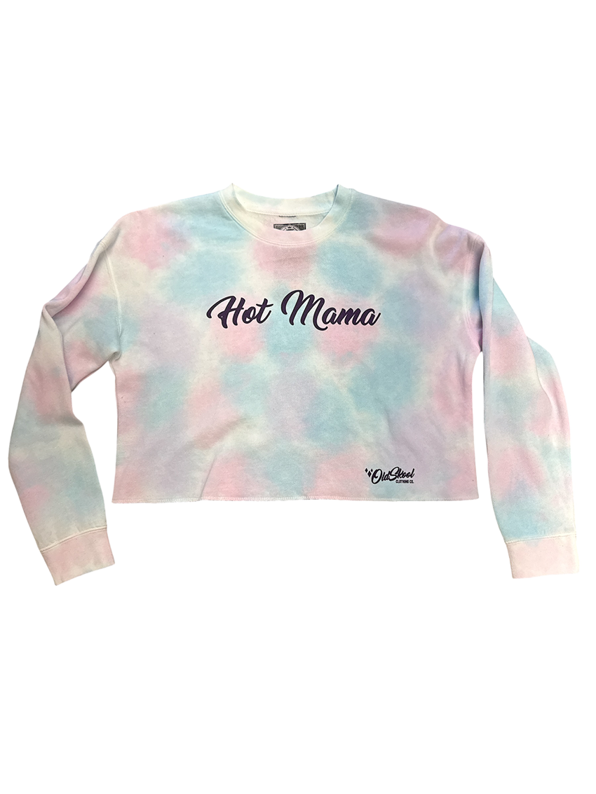 Cotton Candy Hot Mama Crop Sweater