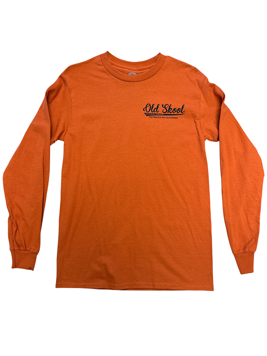 Orange Hotrod Clothing Long Sleeve