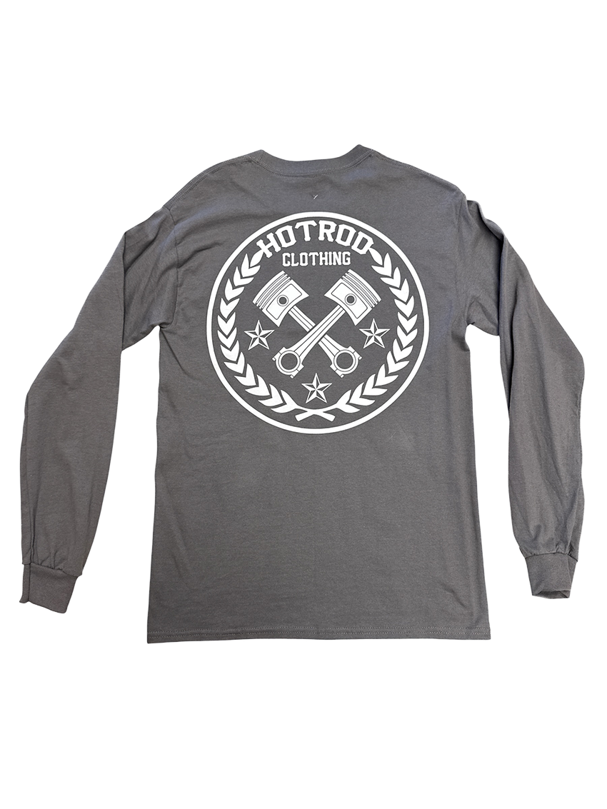 Grey Hotrod Clothing Long Sleeve