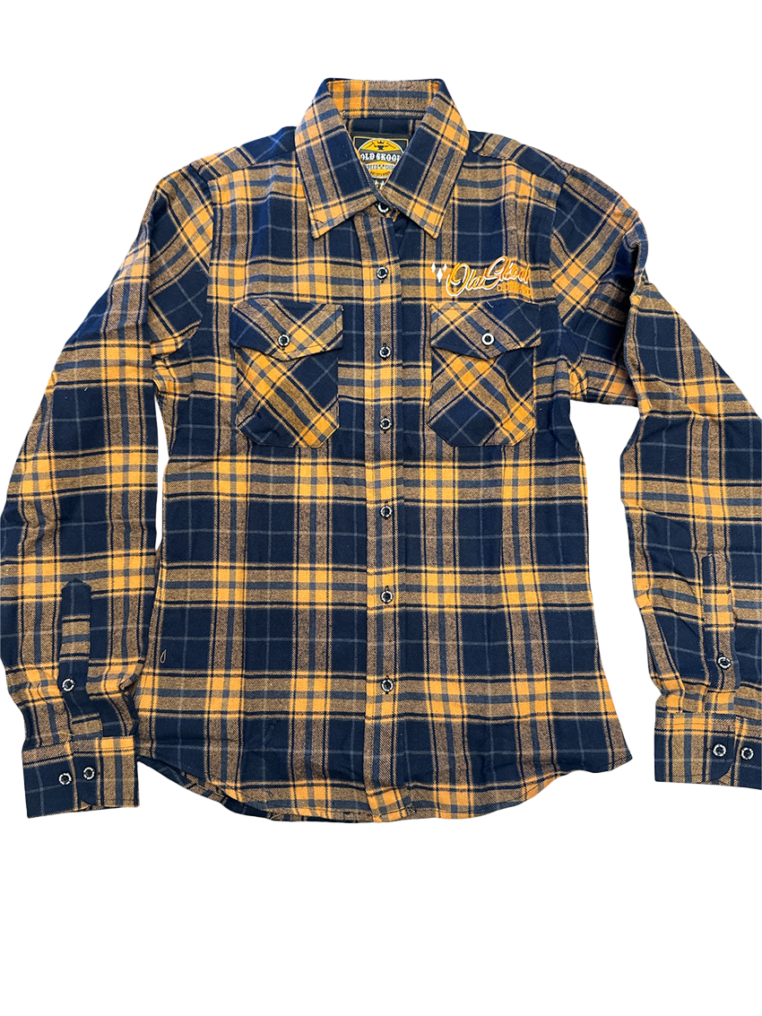 Women's Gold Script Flannel