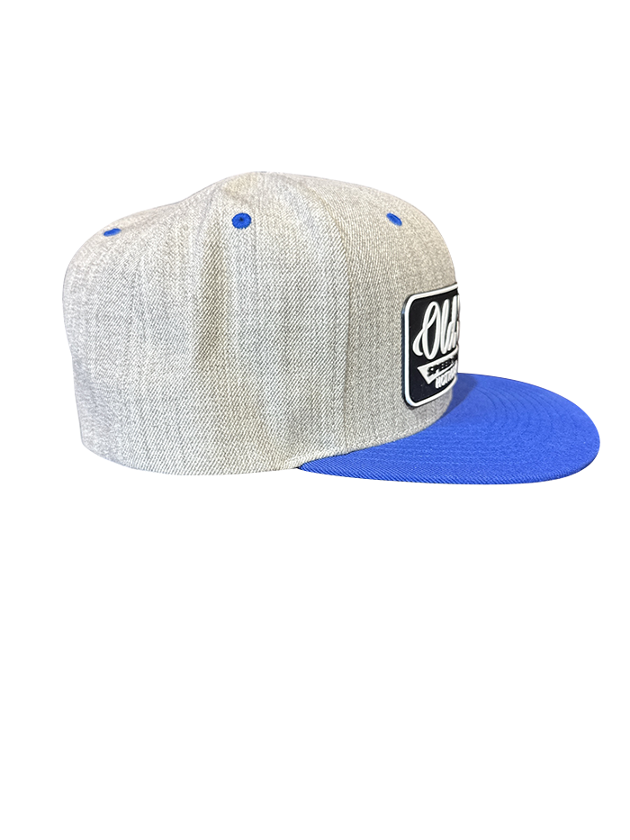 Black Old Skool Speedshop Patch Snapback Hat