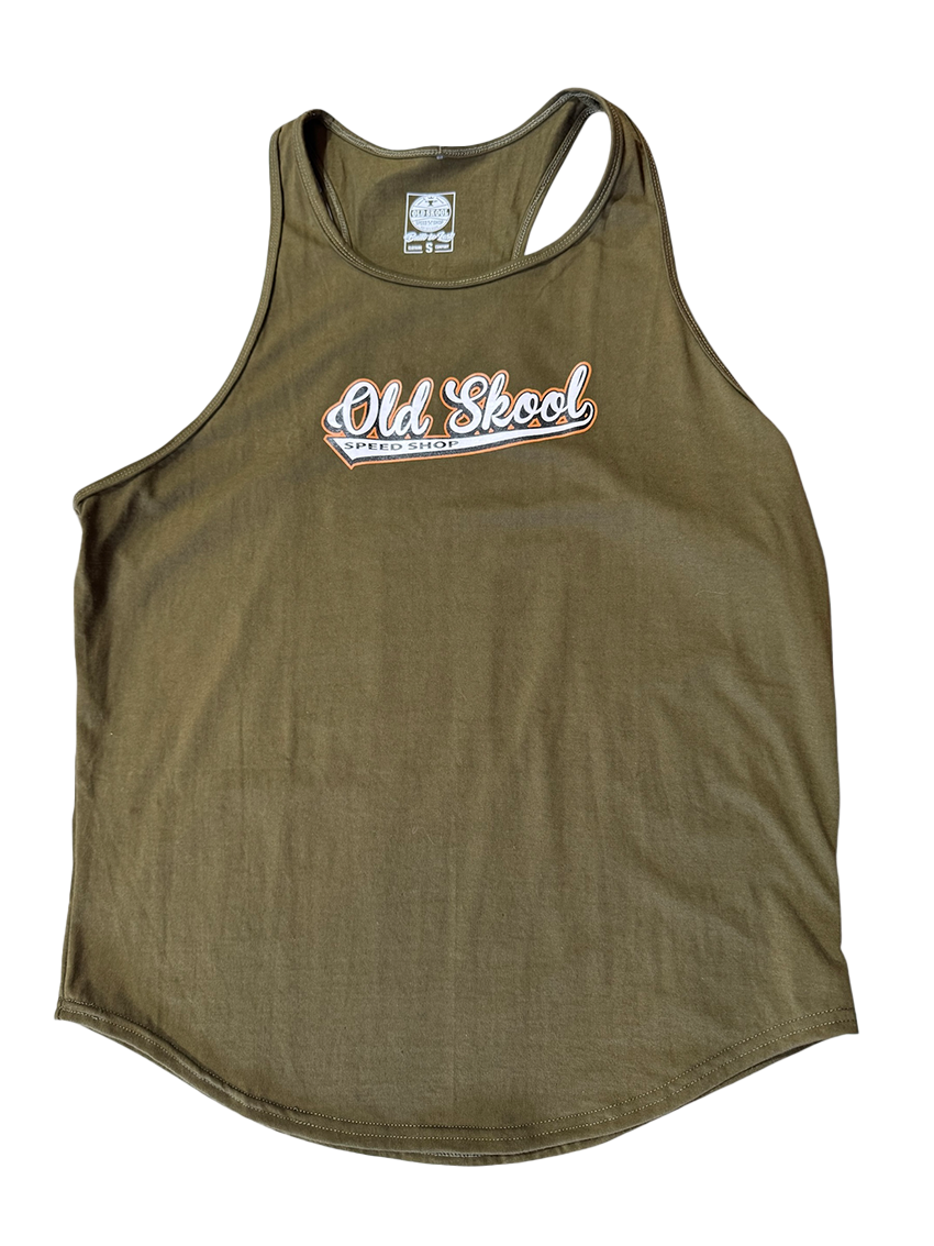 Green Old Skool Tank Top